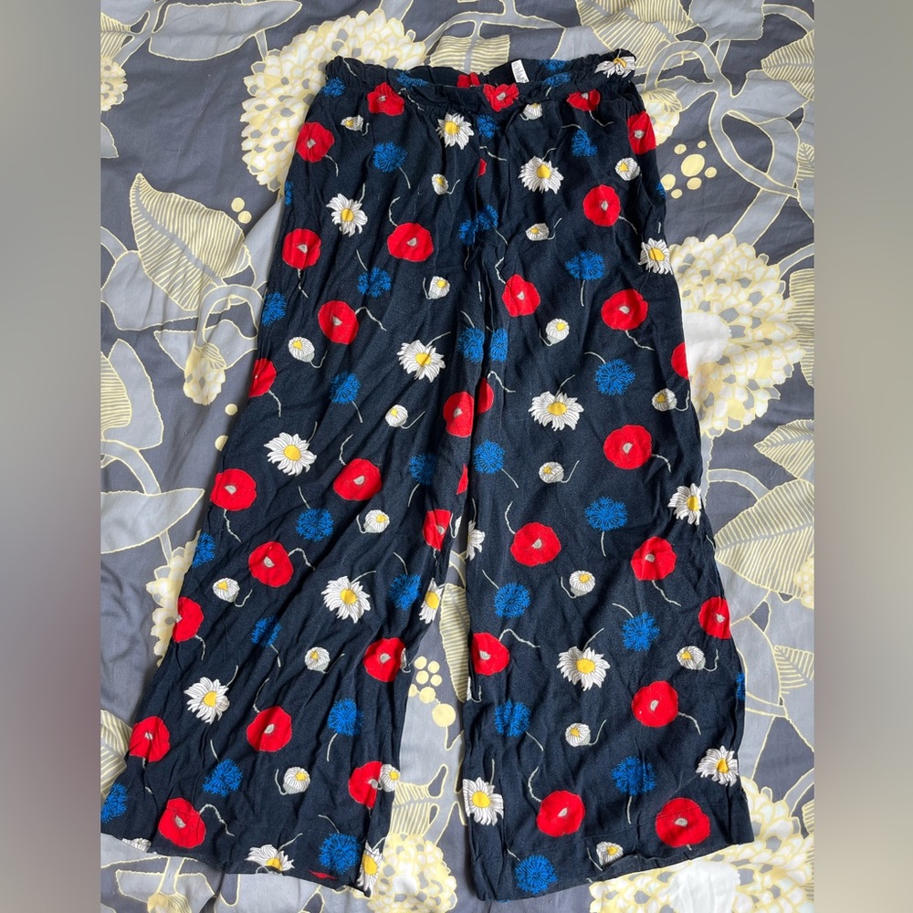 American apparel floral pants